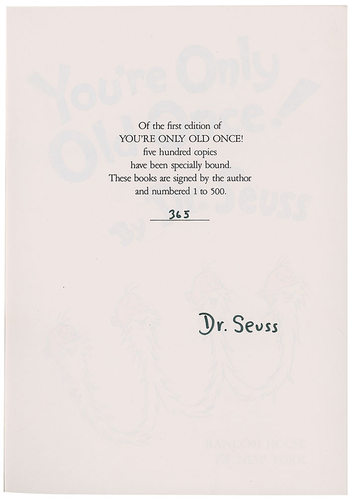 Lot #591 Dr. Seuss