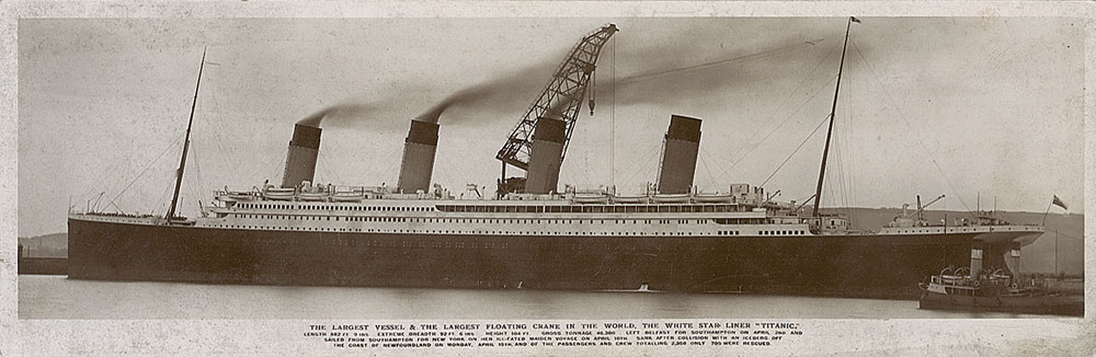 Lot #236 Titanic: The Largest Vessel and the