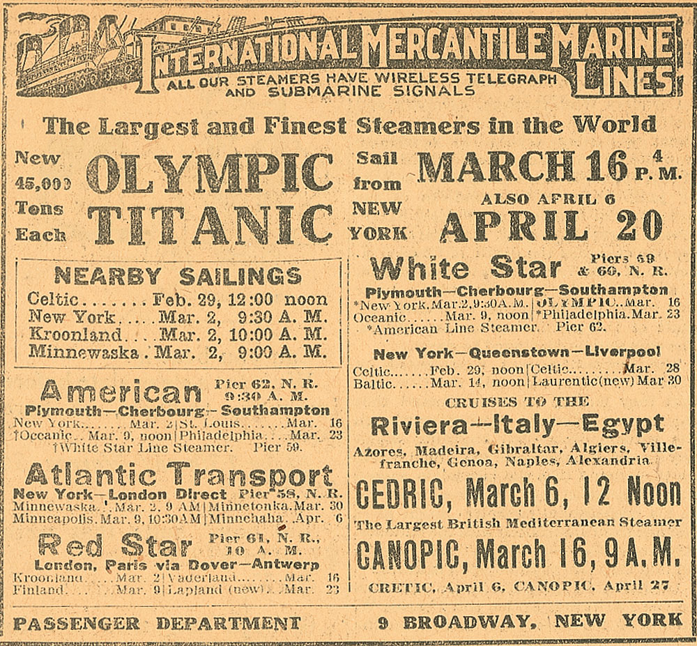 Lot #140 New York: February 29, 1912