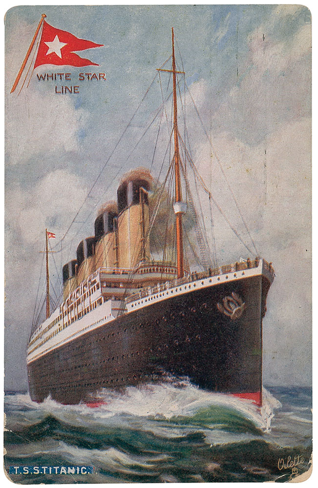 Lot #336 Titanic: W. H. Egg