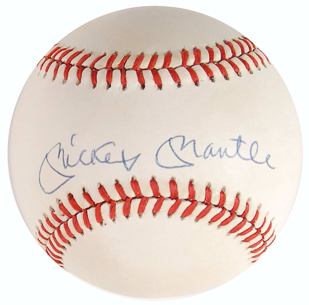 Lot #978 Mickey Mantle