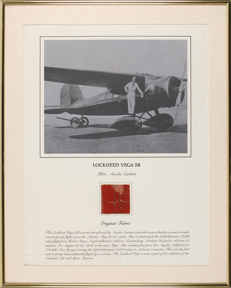 Lot #40 Early Aviation: Amelia Earhart