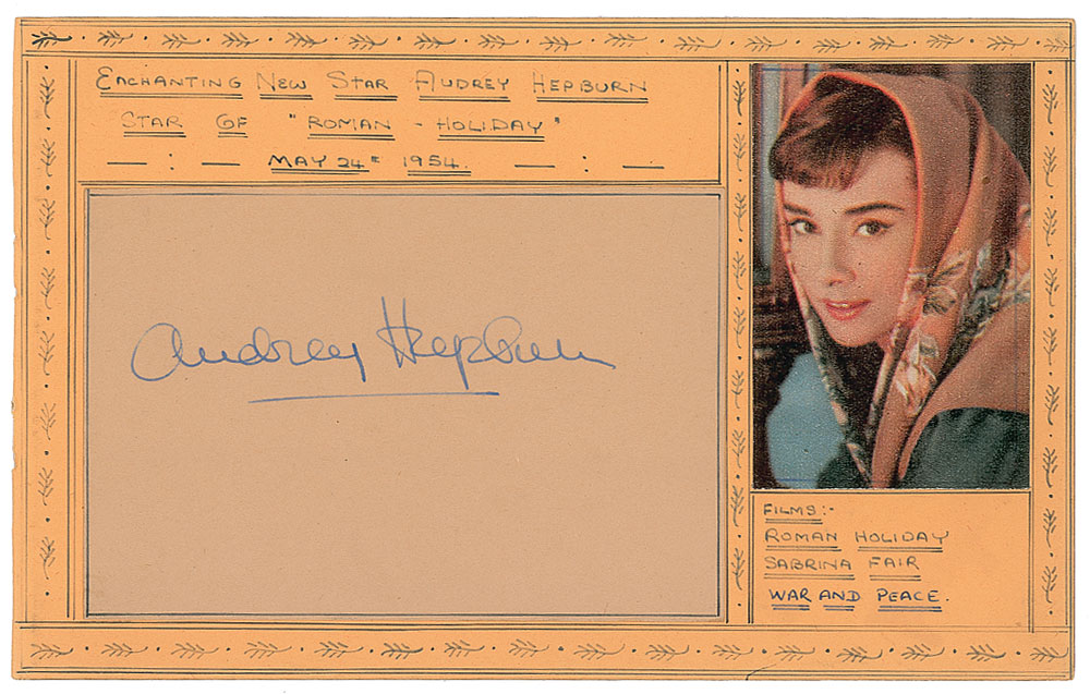 Lot #927 Audrey Hepburn