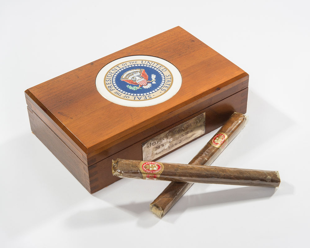 Lot #220 John F. Kennedy’s Wooden Cigar Box