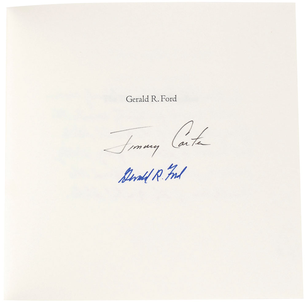 Lot #120 Gerald Ford and Jimmy Carter