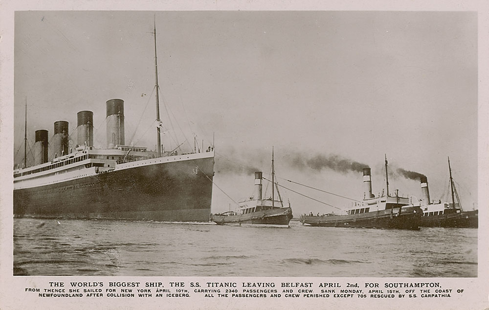 Lot #225 Titanic Leaving Belfast - Image 1