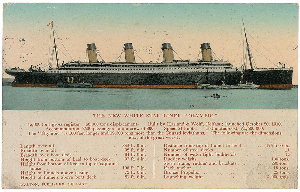Lot #226 Titanic and Olympic