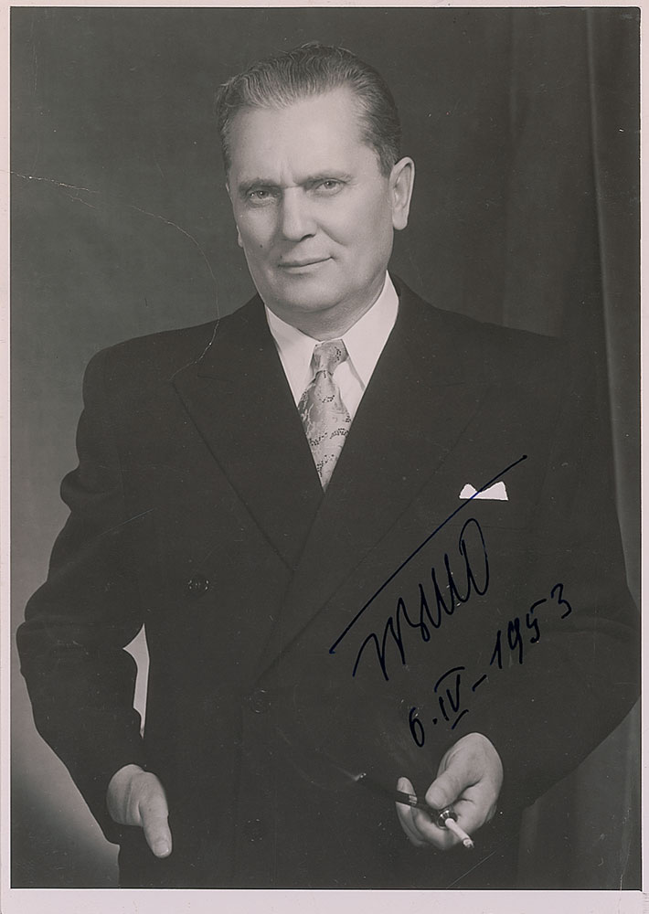 Lot #424 Josip Tito