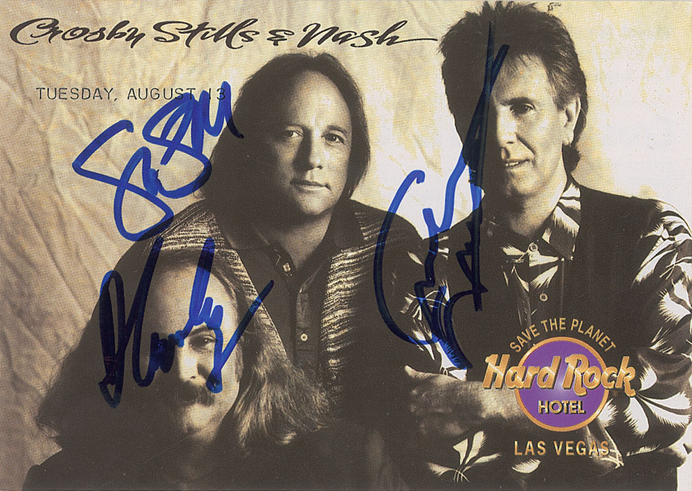 Lot #853 Crosby, Stills, and Nash