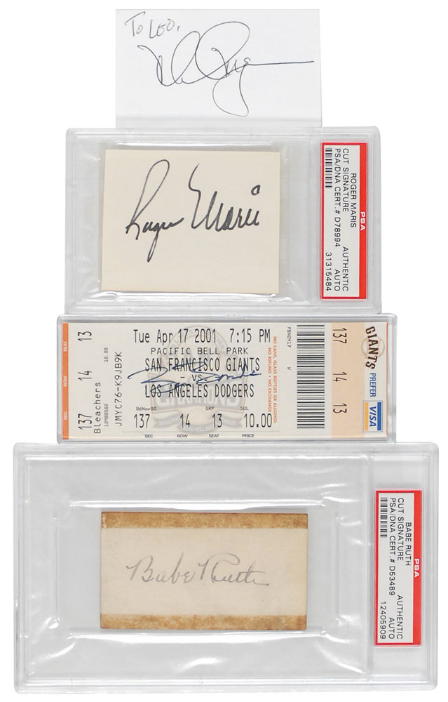 Lot #1054 Babe Ruth and Home Run Champions