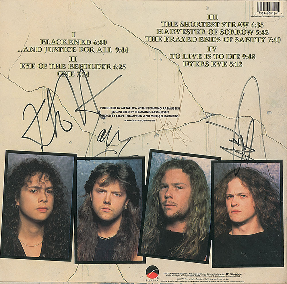 Lot #879 Metallica