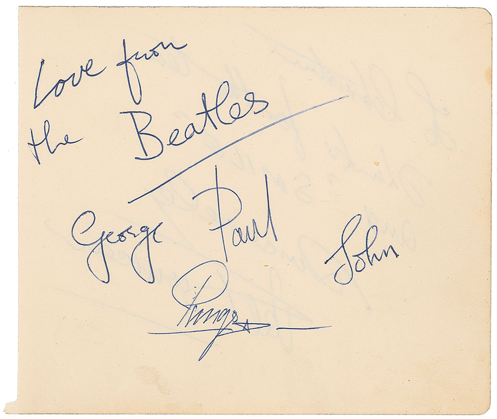 Lot #760 Beatles: George Harrison