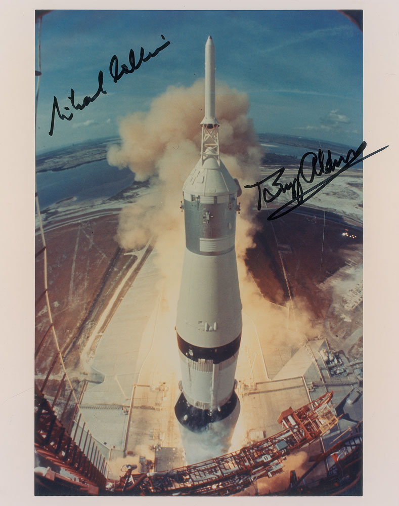 Lot #589 Apollo 11: Aldrin and Collins