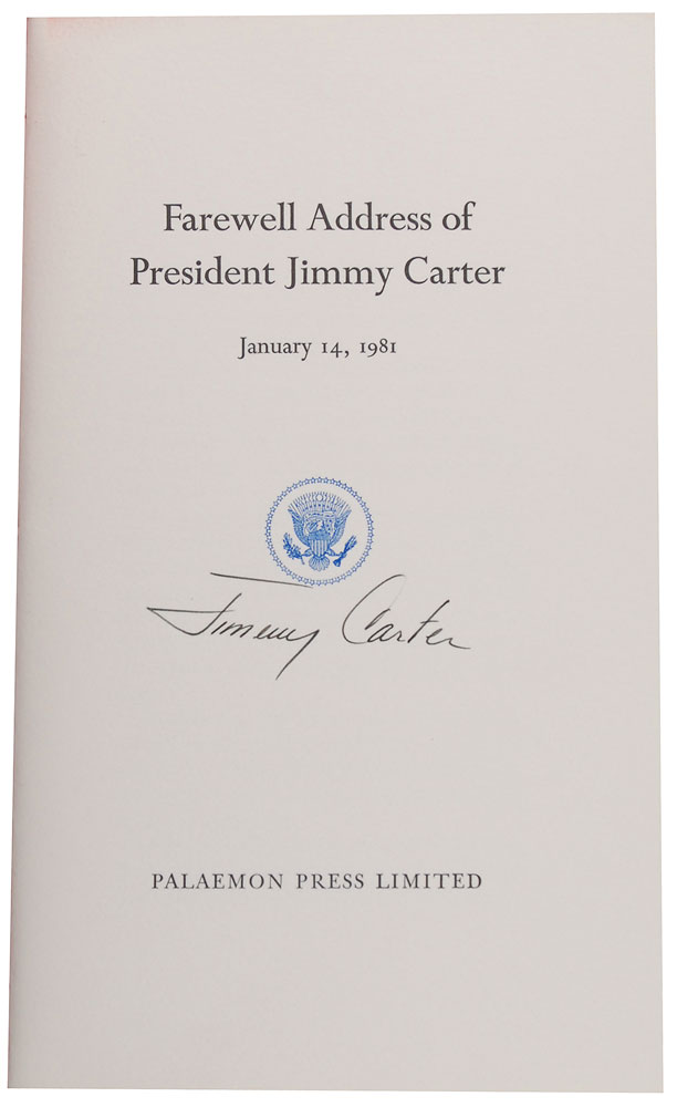 Lot #130 Jimmy Carter