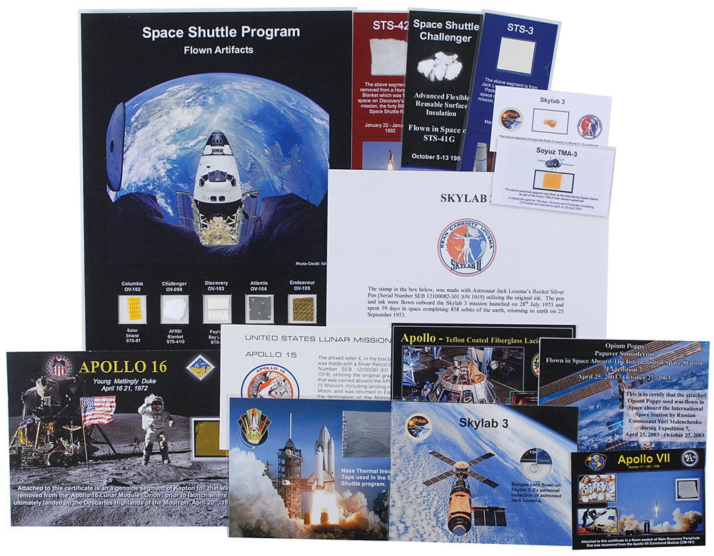 Lot #587 Apollo, Shuttle, and Skylab