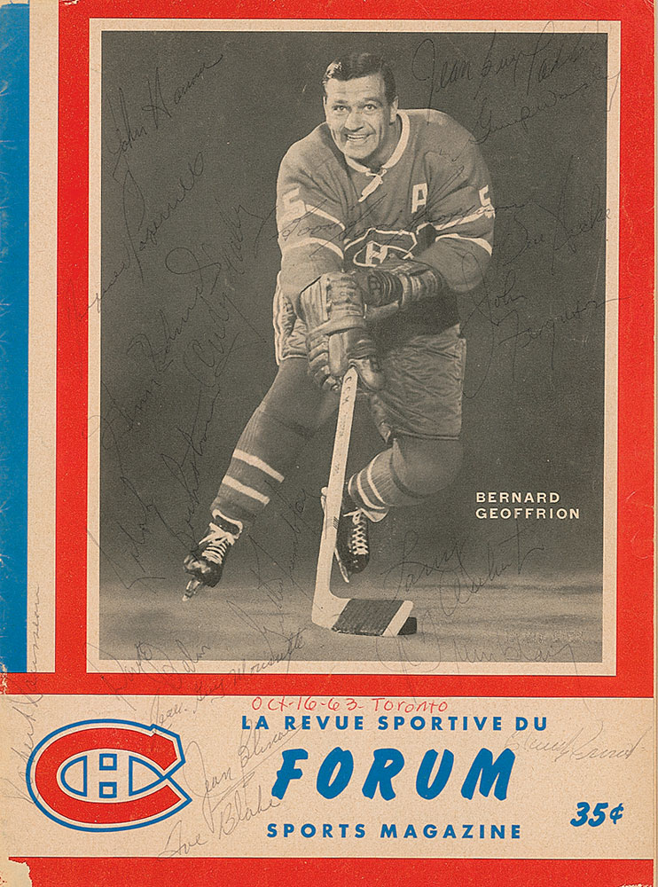 Lot #1292 Montreal Canadiens