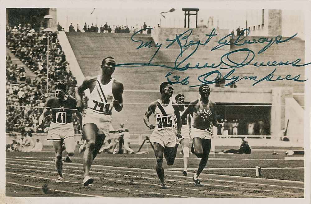 Lot #1208 Jesse Owens