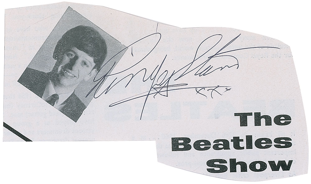 Lot #881 Beatles: Ringo Starr