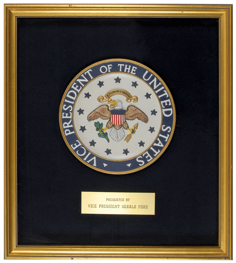 Lot #264 Gerald Ford’s Podium Seal