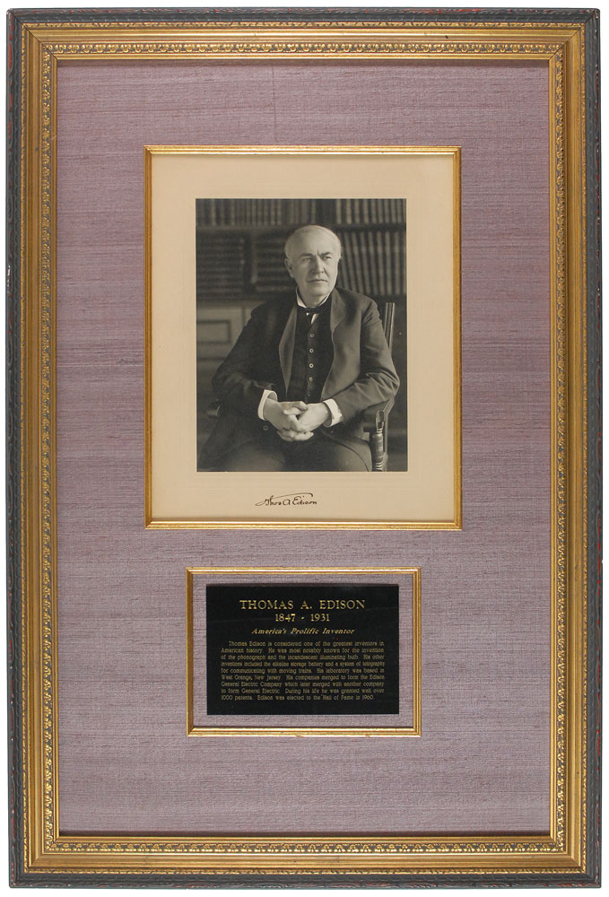 Lot #354 Thomas Edison