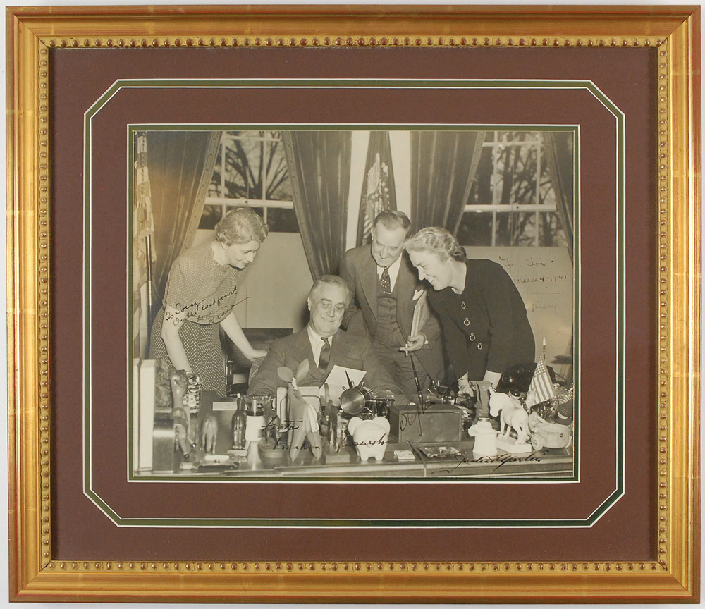 Lot #89 Franklin D. Roosevelt Signed Photograph