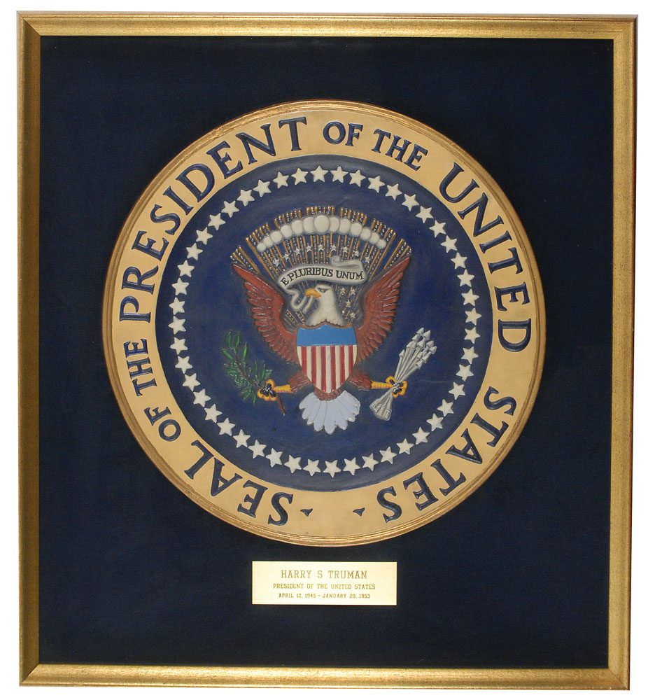 Lot #146 Harry S. Truman’s Presidential Seal