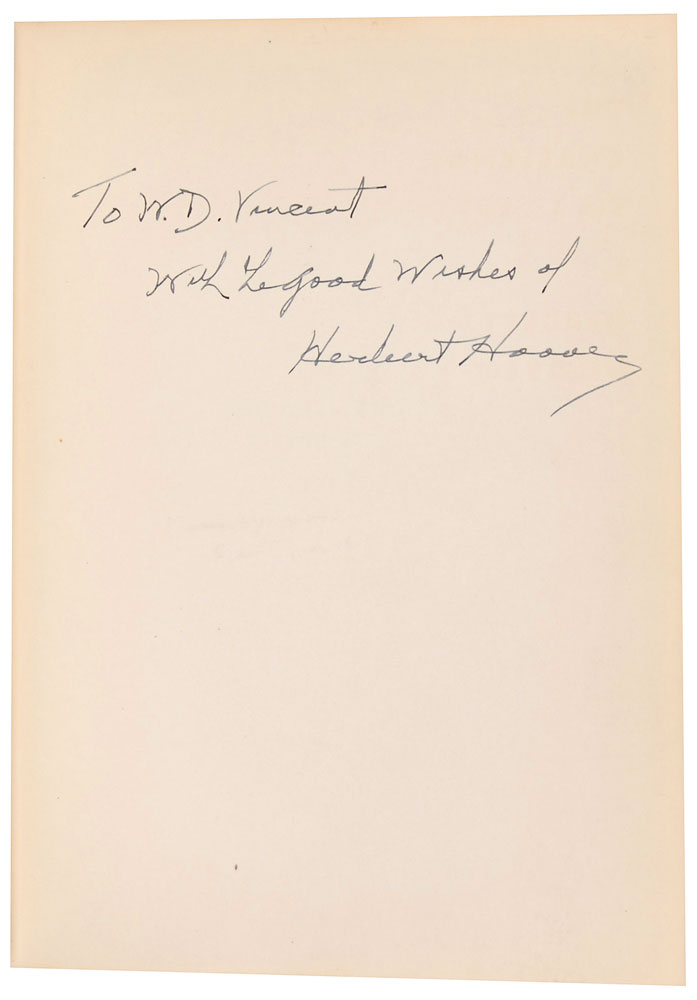 Lot #136 Herbert Hoover