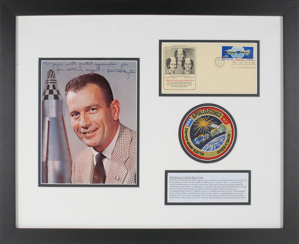Lot #507 Apollo-Soyuz: Slayton and Brand