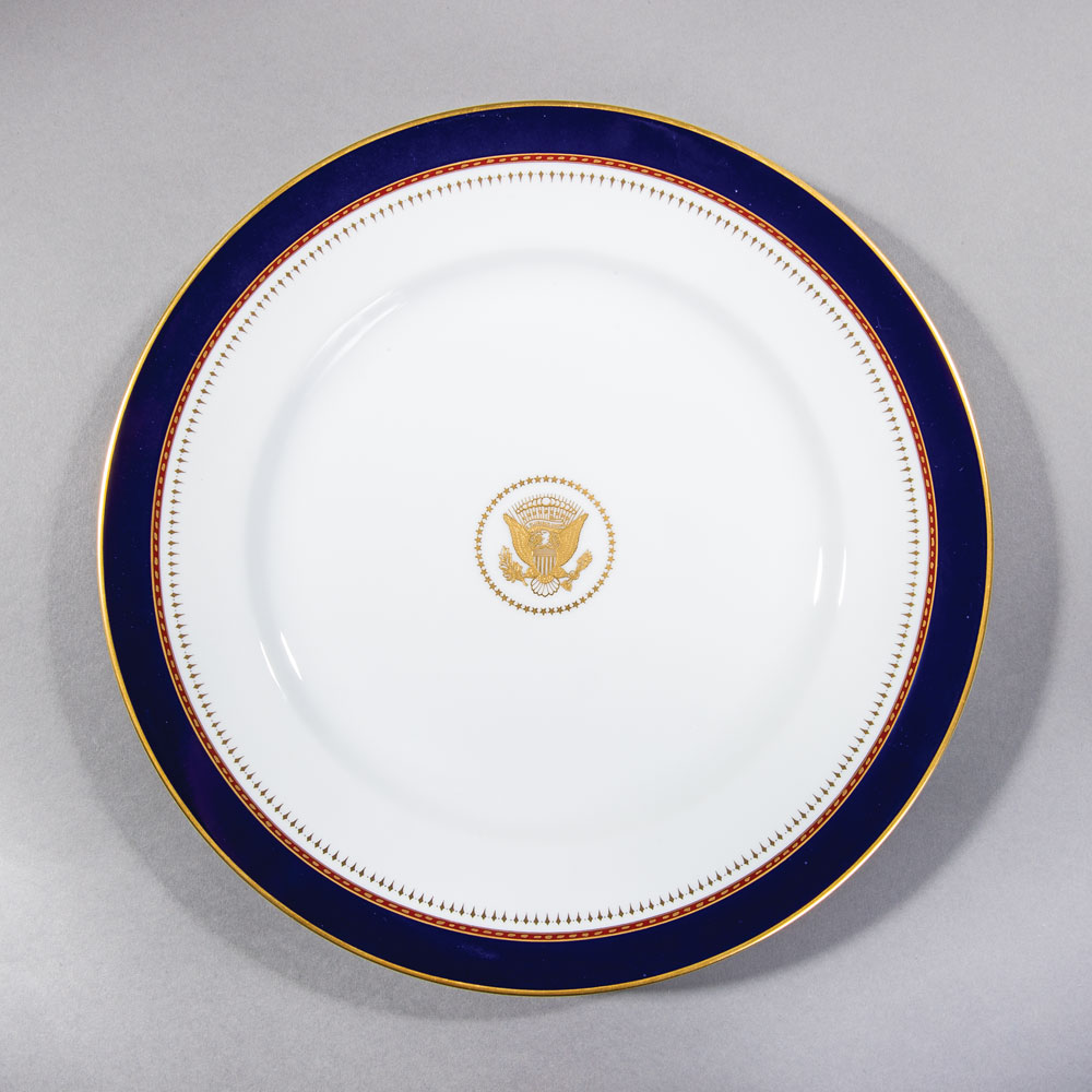 Lot #337 Ronald Reagan White House China Plate