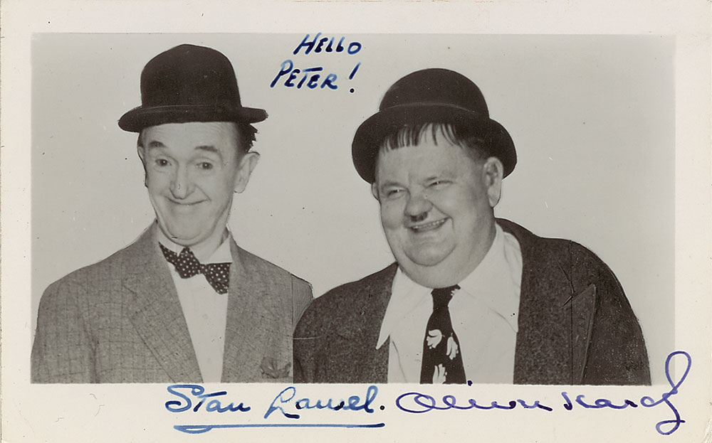 Lot #776 Laurel and Hardy