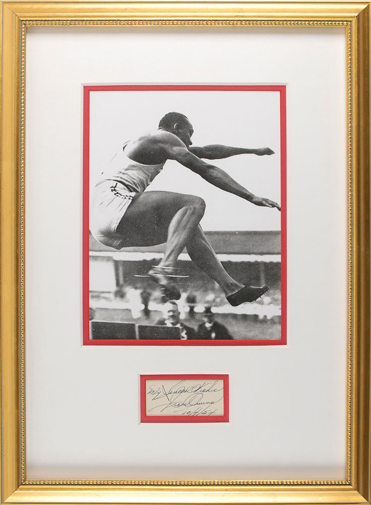 Lot #1306 Jesse Owens