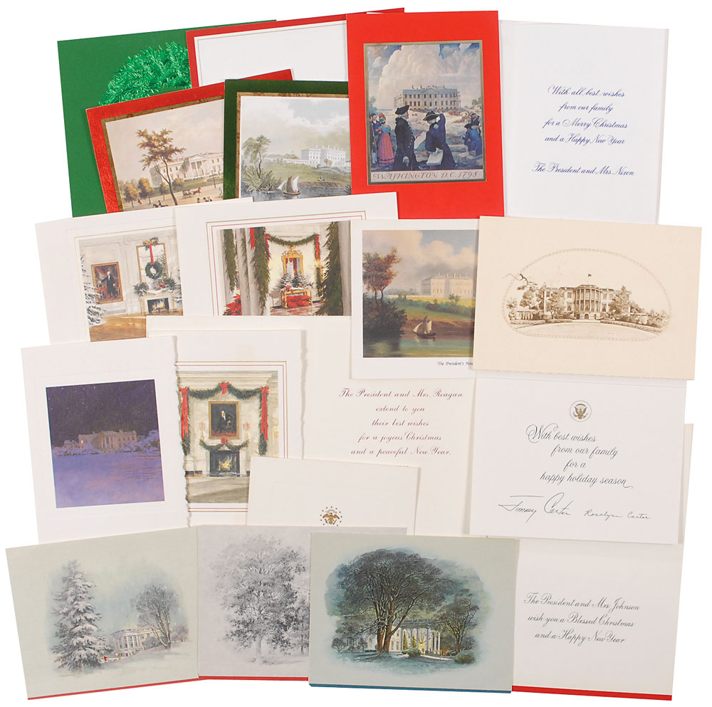 Lot #160 Presidential Christmas Cards