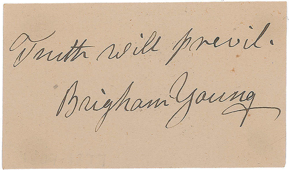Lot #377 Brigham Young