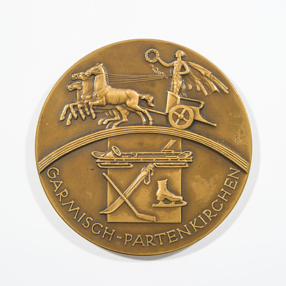 Lot #431 Garmisch Olympics 1936 Bronze Winners Medal