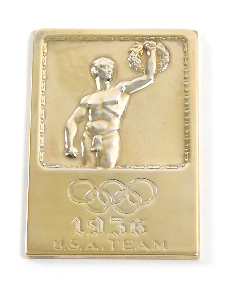 Lot #418 Berlin Olympics 1936 USA Team Member