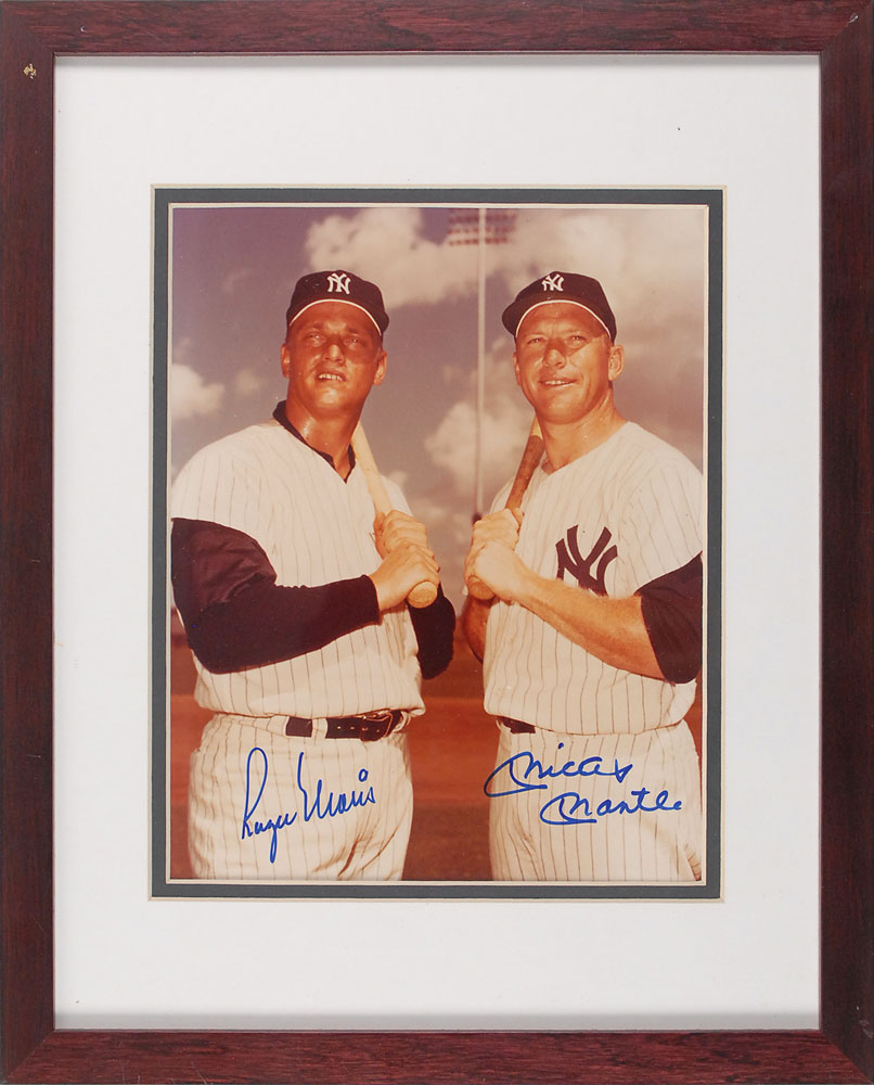 Lot #1203 Mickey Mantle and Roger Maris