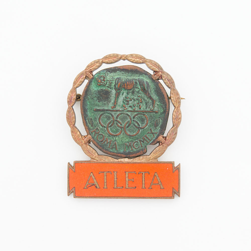 Lot #439 Rome Olympics 1960 Competitor’s Badge