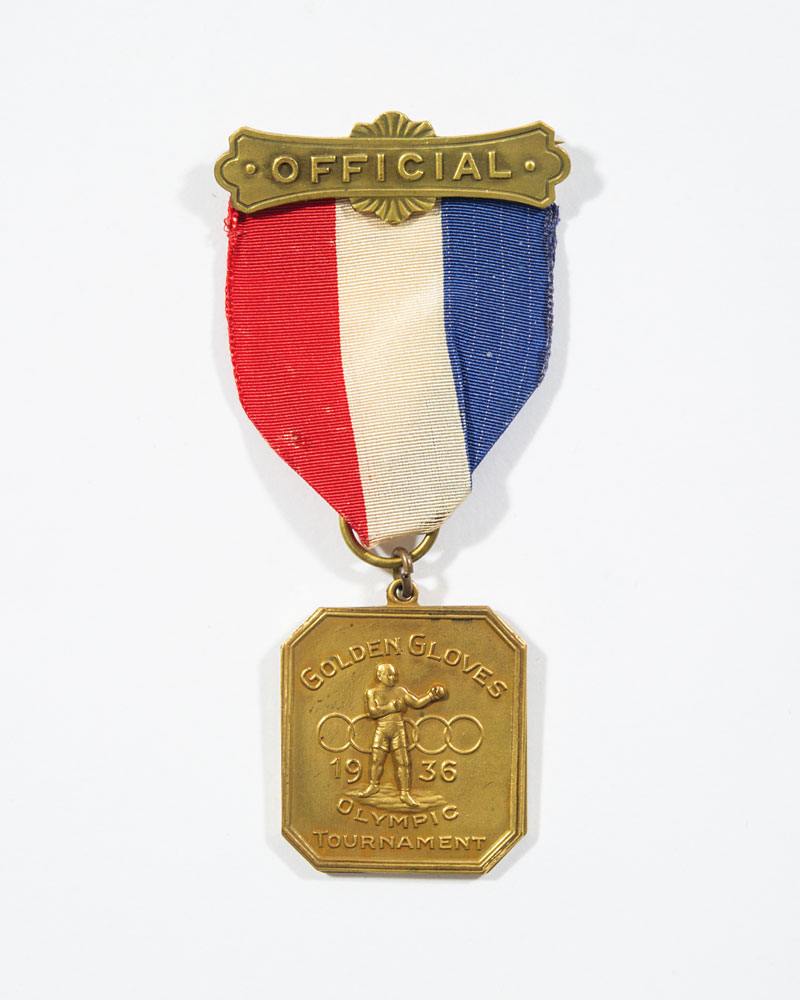 Lot #434 Golden Gloves 1936 Gold Medal