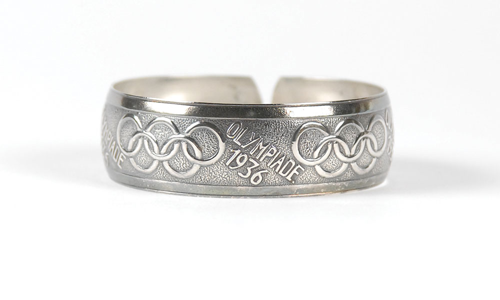 Lot #423 Berlin Olympics 1936 Silver Bracelet