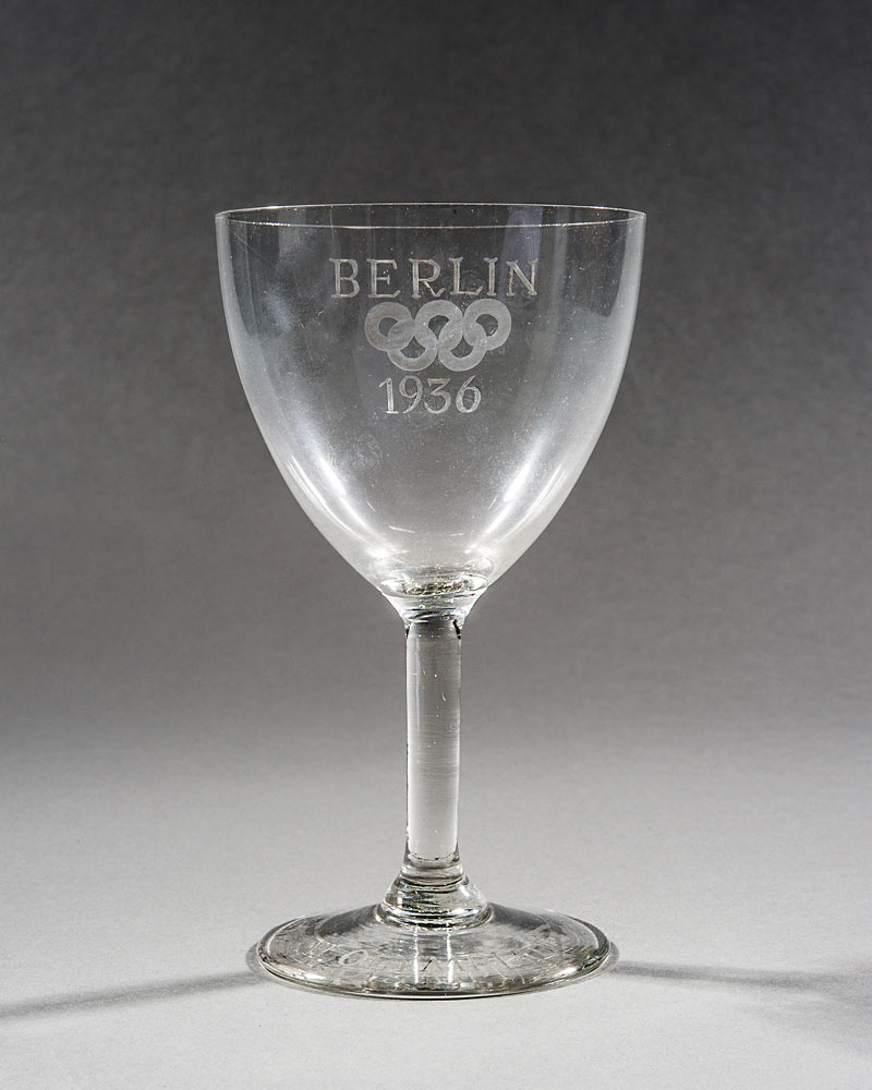 Lot #419 Berlin Olympics 1936 Crystal Glass