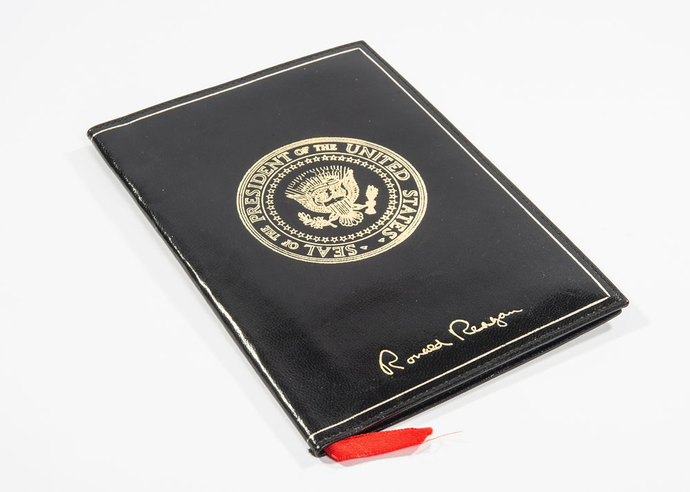Lot #288 Ronald Reagan’s Leather Calendar Case