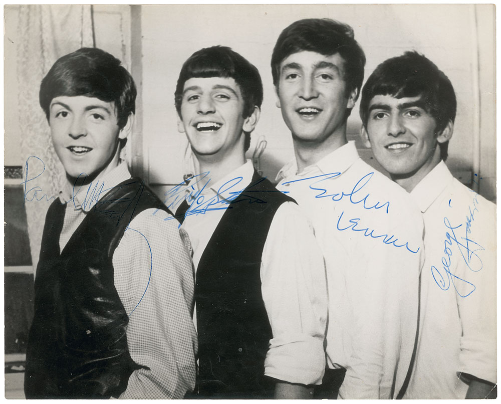 Lot #2166 Beatles Signed Photograph