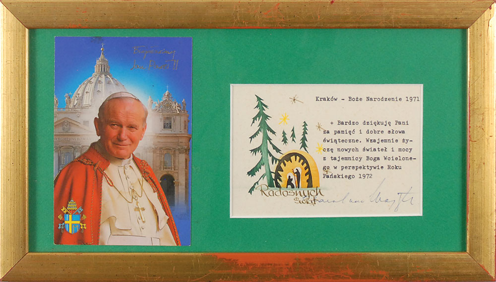 Lot #205 Pope John Paul II