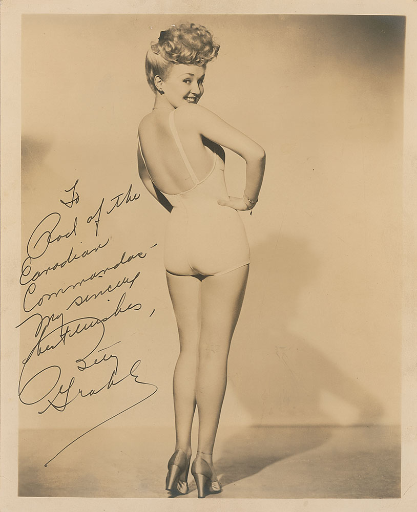 Lot #108 Betty Grable