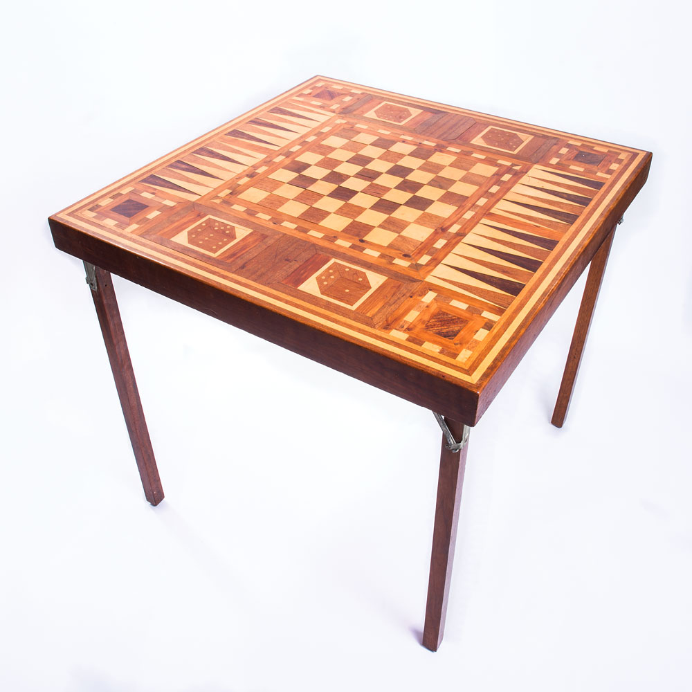 Lot #181 White House Handmade Game Table