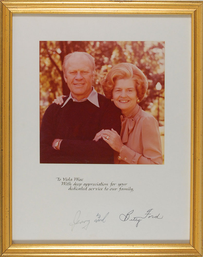 Lot #270 Gerald and Betty Ford Signed Photograph
