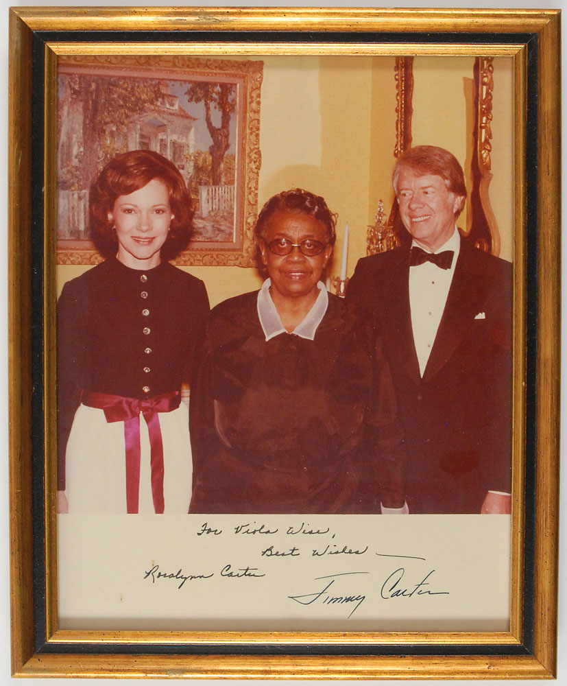 Lot #275 Jimmy and Rosalynn Carter Signed
