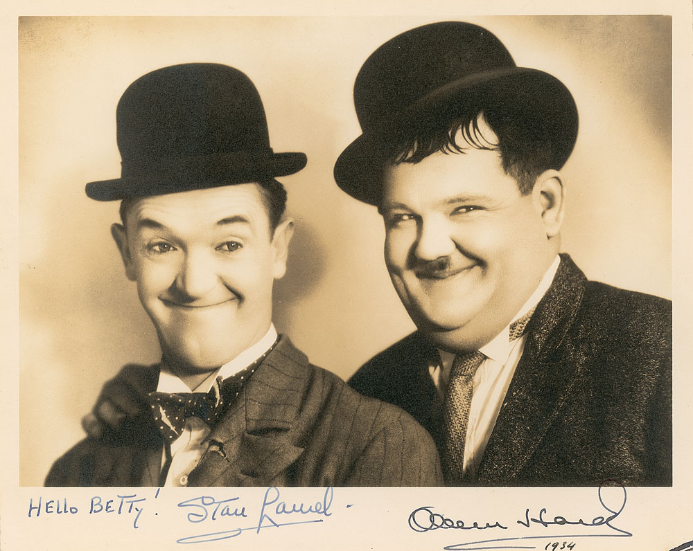 Lot #50 Laurel and Hardy