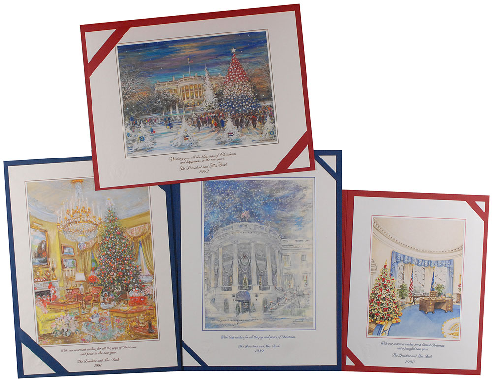 Lot #316 George Bush White House Staff Christmas