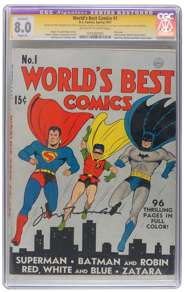 Lot #361 World’s Best Comics #1: Batman and